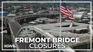 Fremont Bridge closures due to routine inspections