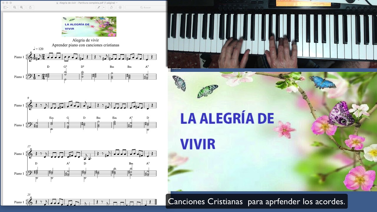 Canciones Cristianas – Aprender piano