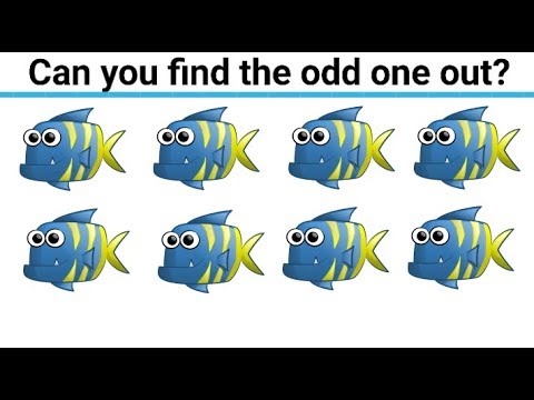 Odd One Out Puzzle Games|Brain Games For Kids Year Olds|Spot The Difference|Odd  Man Out Games - Youtube