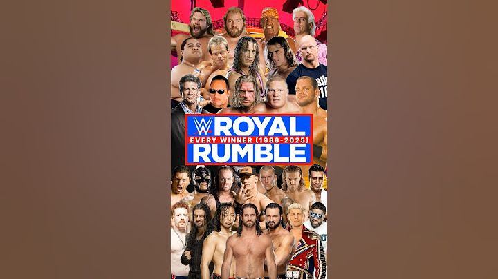 Every Men's Royal Rumble Winner (1988-2025) #WWE #RoyalRumble #ProWrestling