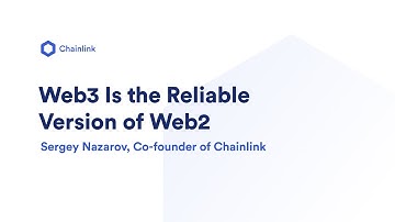 Web3 Is the Reliable Version of Web2