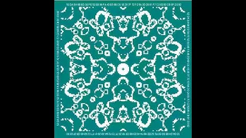 The result of the cellular automata work.