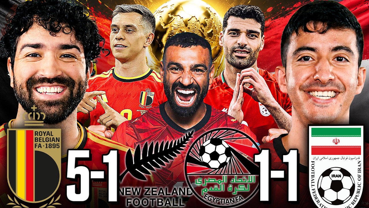 Group G Recap: Egypt SURVIVES & Advances! Belgium Tops Group 🔥 Iran Stays Alive, New Zealand OUT