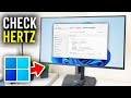 How To Check Monitor Hertz (Refresh Rate) - Full Guide