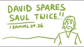 David Spares Saul Twice Bible Animation (1 Samuel 24, 26)