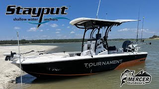 StayPut Shallow Water Anchor System on a 23' Wellcraft Tournament (Is it Better Than a Power-Pole ) by MERCER OUTDOORS 1,920 views 10 months ago 5 minutes, 41 seconds