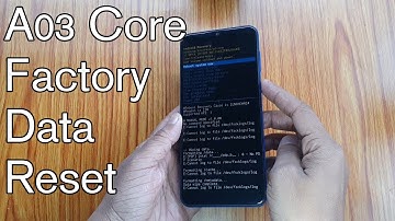 Samsung Galaxy A03 Core Factory Data Reset, Recovery Mode