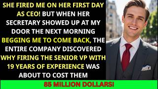 She Fired Me On Her First Day As CEO, One Day Later, The Company Was In Crisis....