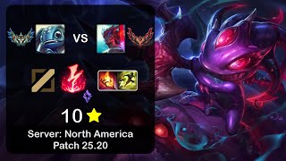 Fizz Mid vs Yone - NA Challenger - Patch 25.20