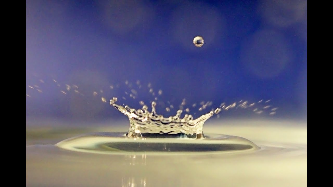 Water Drops in slow motion YouTube
