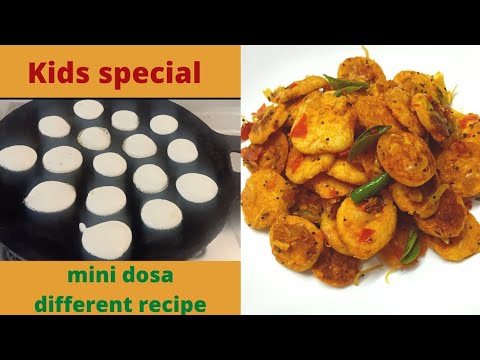 Mini Dosa Mini Dosa | different recipe| kids special recipe in tamil | - YouTube