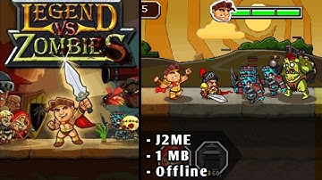 Legend vs Zombies / Java / J2ME Loader / Gameplay + settings