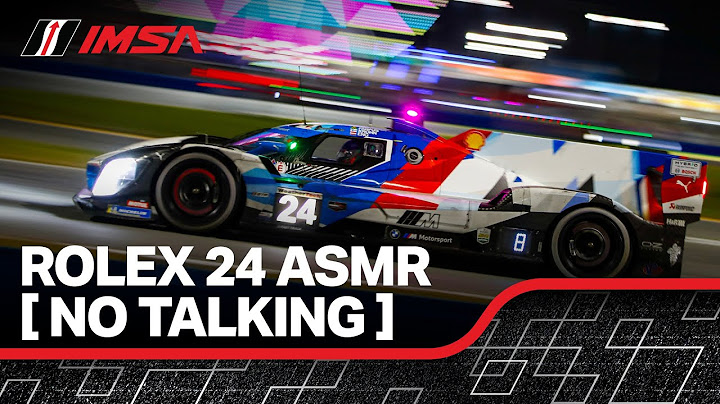 5 Hours of Raw Audio | The 2025 Rolex 24 at Daytona | Ambient Sound Only