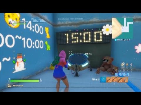 Fortniteハナちゃん編集マップPS4直差し5:00