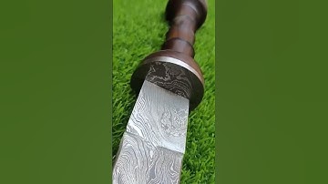 #Gladius #Sword #material #damascus #Steel Back #Handel #Wood and #brass  #for_sale #Fazii_Bajwa