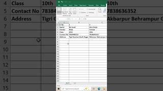 Freeze First Column in Excel #excel