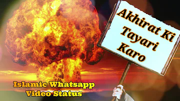Akhirat Ki Tayari Karo 🔥 Maulana Tariq Jameel Bayan Whatsapp Status Video ❤️
