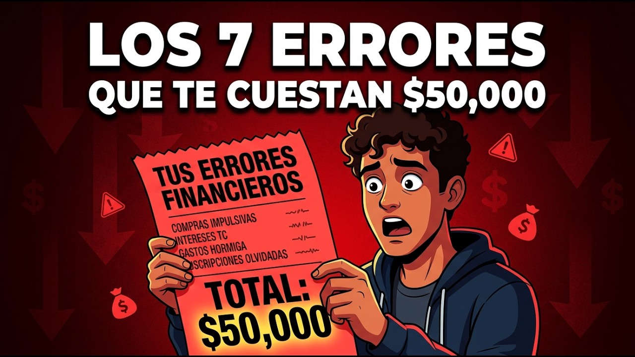 7 Errores de Dinero Que Cometes Hoy y Te Costarán $50,000 Mañana. # ...