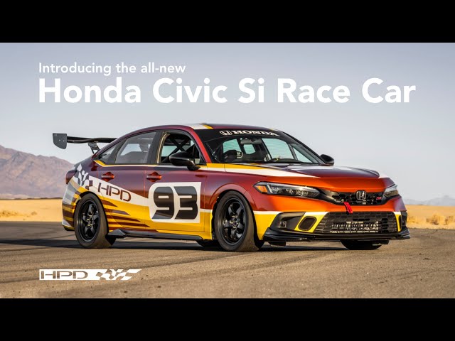 HPD Debuts TC Class Civic Type R Race Car  TC America Powered by Skip  Barber Racing School