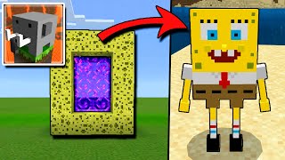 HOW to Make a PORTAL to the SpongeBob SquarePants in Craftsman: Building Craft