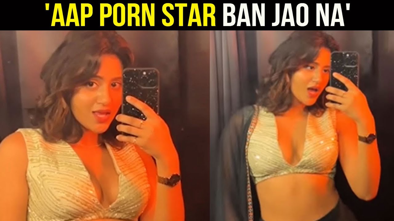 Cleavage Porn Mms - After leaked MMS controversy, Anjali Arora gets trolled for sharing a video  in lehenga choli - YouTube