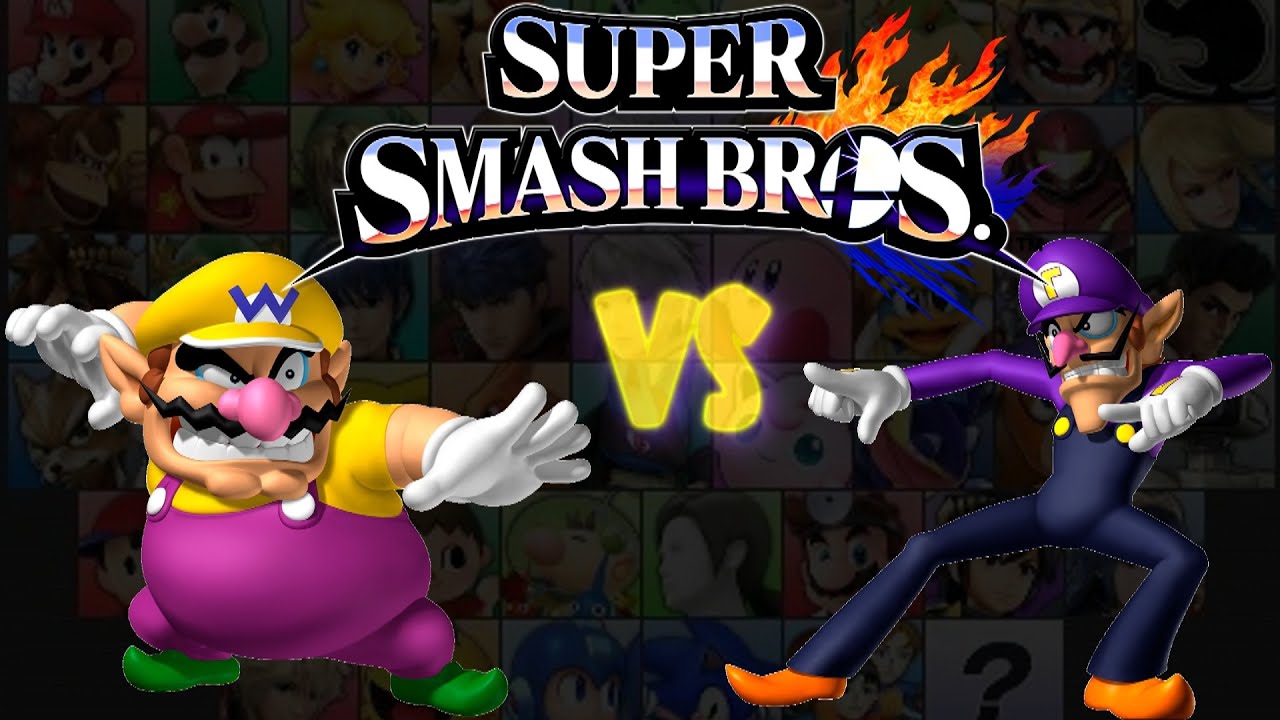Wario vs Waluigi In SSB4! YouTube