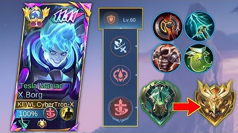 X.BORG BEST BUILD AND EMBLEM IN NEW SEASON TO EASY RANK UP!! | X.BORG BEST BUILD 2025 | MLBB