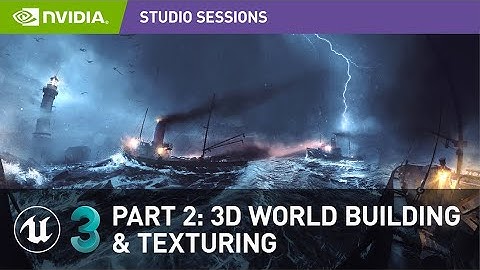 Create Impressive 360 Panoramic Concept Art w/ Vladimir Somov |Part 2: 3D World Building & Texturing