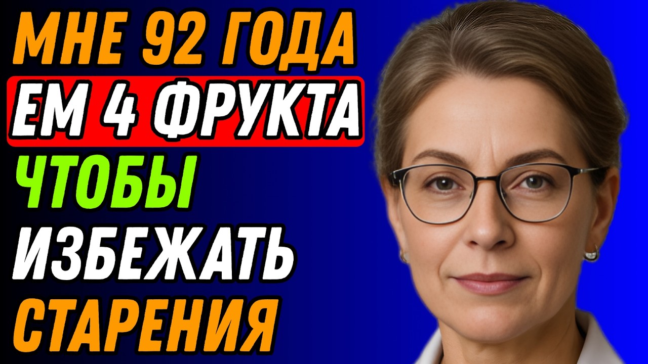 Я показал бабушке 4 фрукта — и через месяц она выглядела на 20 лет моложе