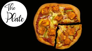 Paneer pizza recipe | Whole wheat paneer pizza | The Plate