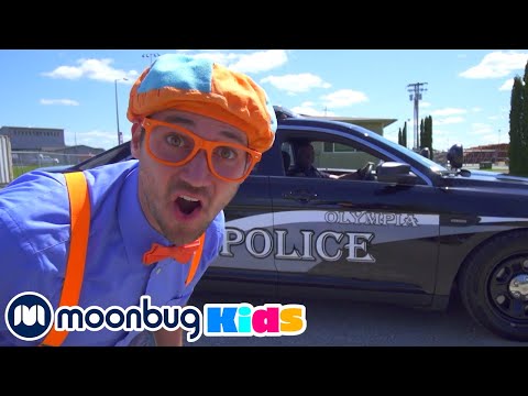 BLIPPI - Blippi Polis Arabası Keşfediyor | Çizgi Filmler | Moonbug Türkçe