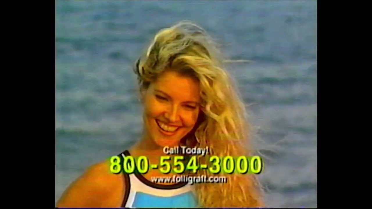 2000 Infomercial Folligraft Hair Regrowing Product w/ Commercials Ads FOX