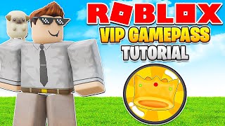 VIP Gamepass! How to Make a Simulator in Roblox Episode 48