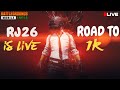Road To 1k  Subscribe | Day 44/365 | RJ26 IS LIVE || BGMI #bgmi #pubg #bgmishort
