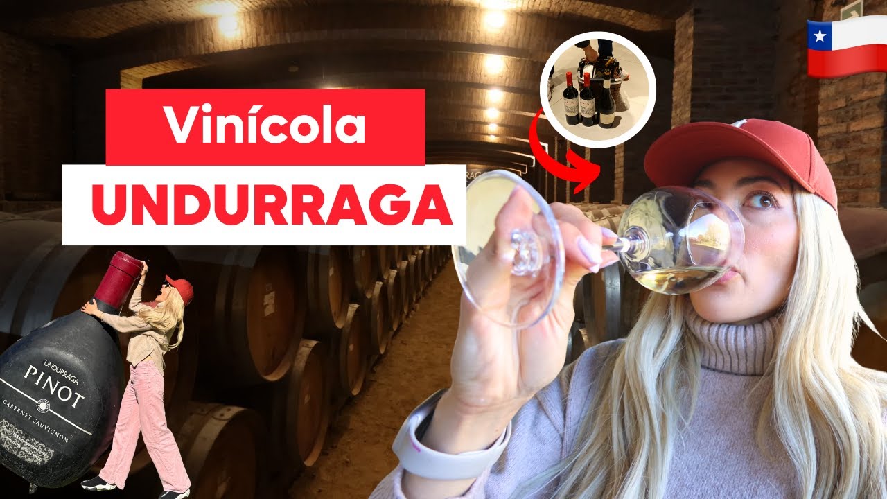 Vale a pena visitar a Vinícola Undurraga? 🍷 Tour completo em Santiago do Chile