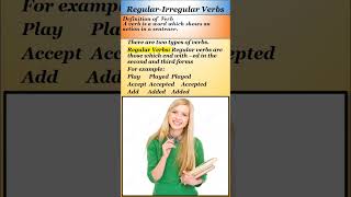 The Difference Between Regular Verbs and Irregular Verbs #englishgrammar