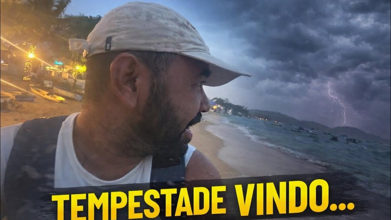 O Tempo Virou do Nada no Centro de Búzios | 4K