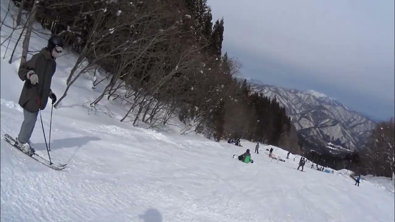 ノルン水上スキー場 ゲレンデトップからボトムまで YouTube