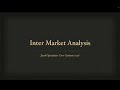 Jacob Speculates Core Content 9. ( Inter Market Analysis )