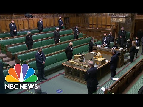 WATCH: U.K. Parliament Holds Minute Of Silence For Prince Philip - NBC News NOW