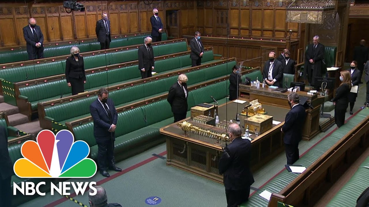 WATCH: U.K. Parliament Holds Minute Of Silence For Prince Philip | NBC News NOW