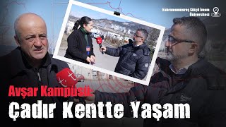 Kahramanmaraş Çadır Kenti Times Of Türkiye Deprem Bölgesinde