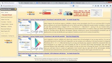 Libro de integración profesional PrimeFaces 5 + JSF 2 + Hibernate 4 + Spring 4.