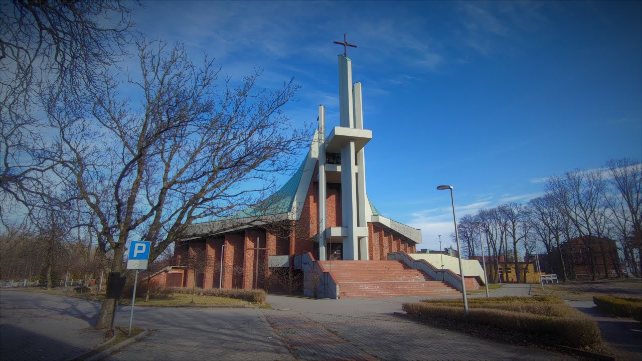 Kościół Najświętszego Serca Pana Jezusa w Świętochłowicach - Piaśnikach ( 2022 rok ) Film 4K