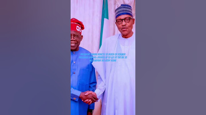 President Tinubu reacts to de@th of  Buhari; orders VP to go to the UK to accompany his body home