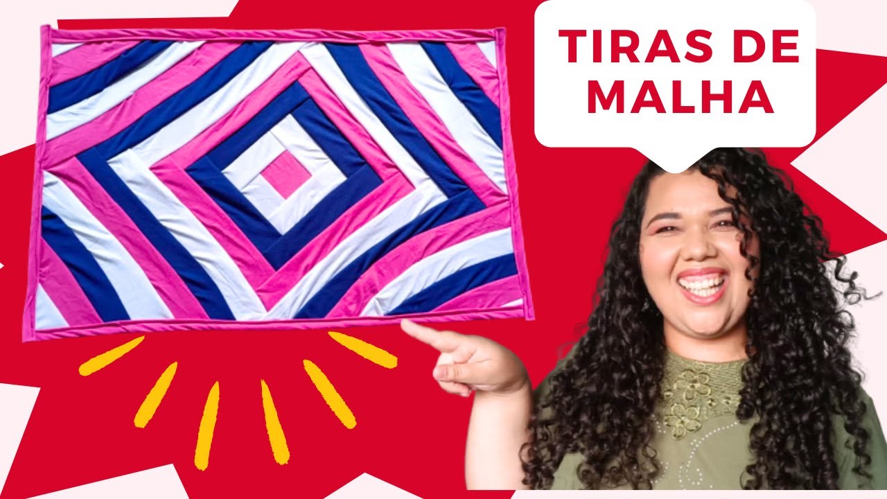 FAÇA E VENDA MUITO ESSE TAPETE DE TIRAS DE TECIDO DE MALHA