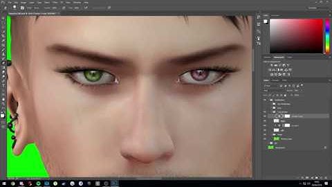 Second Life Photoshop Tutorial: Eye Colour Change