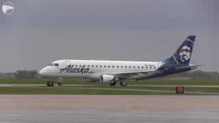 Alaska Airlines first non-stop flight to Wichita from Seattle arrives at Eisenhower Airport