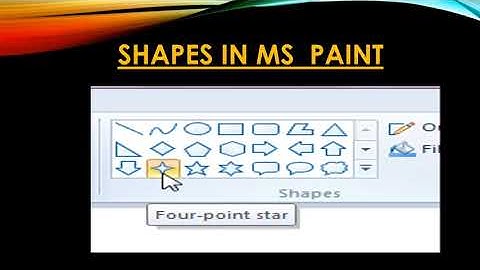 Class 3 ||ch -5 Fun with MS Paint (part -1)