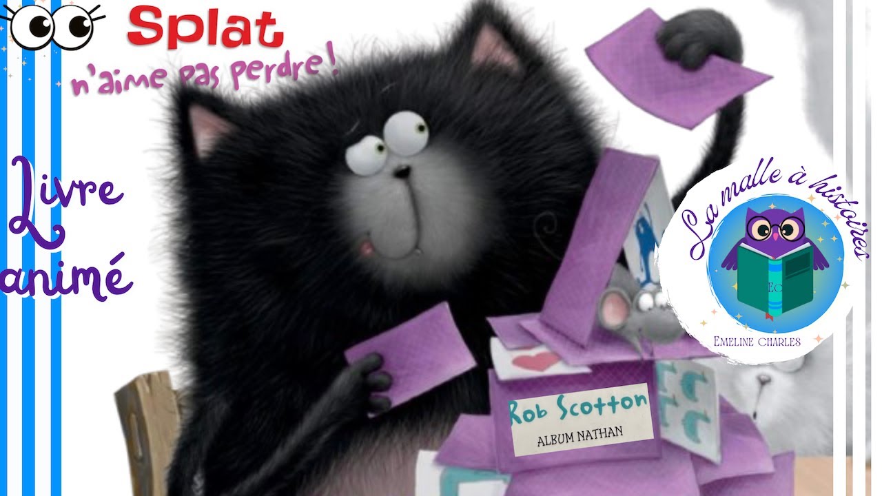 Splat n'aime pas perdre ! 🐱  Histoire pour enfants /frustration/ émotion 🐭- @La malle à histoires